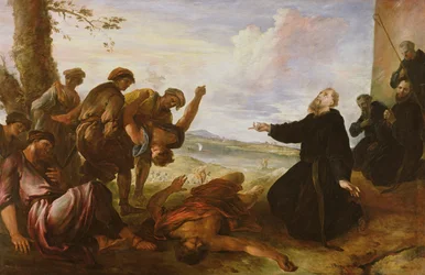 Sint Augustinus helpt de zieken
